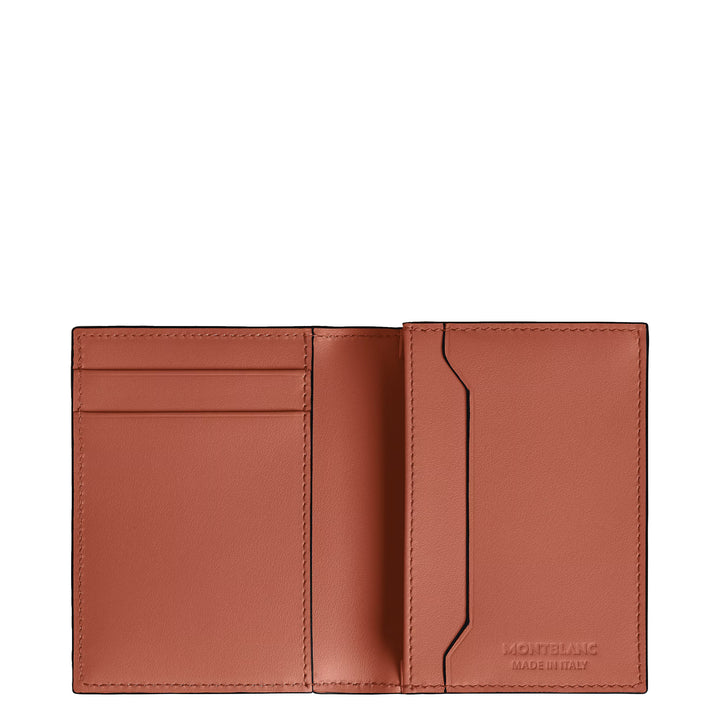 Montblanc Kartenhalter 4 Taschen Extreme Leder Schwarz/Bauxit 223167