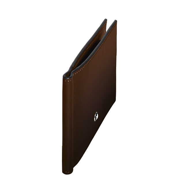 Montblanc 6-Pocket-Geldbörse mit Geldscheinklammer Meisterstück Gradient braun 220316