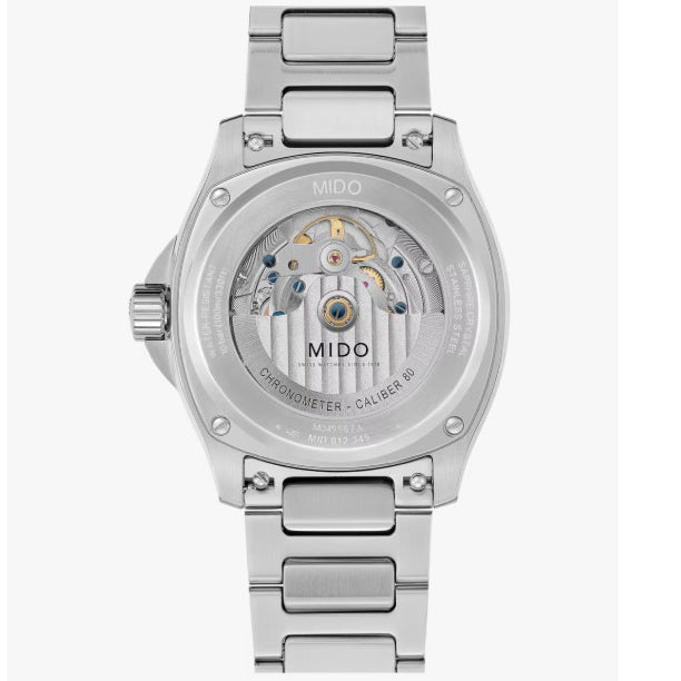 Reloj Mido Multifort TV Big Date Chronometer 40mm azul automático acero M049.567.11.041.00