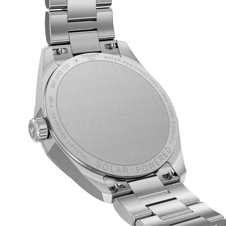 Tissot PRC 100 Solar 39mm acero cuarzo azul claro T151.822.11.351.00