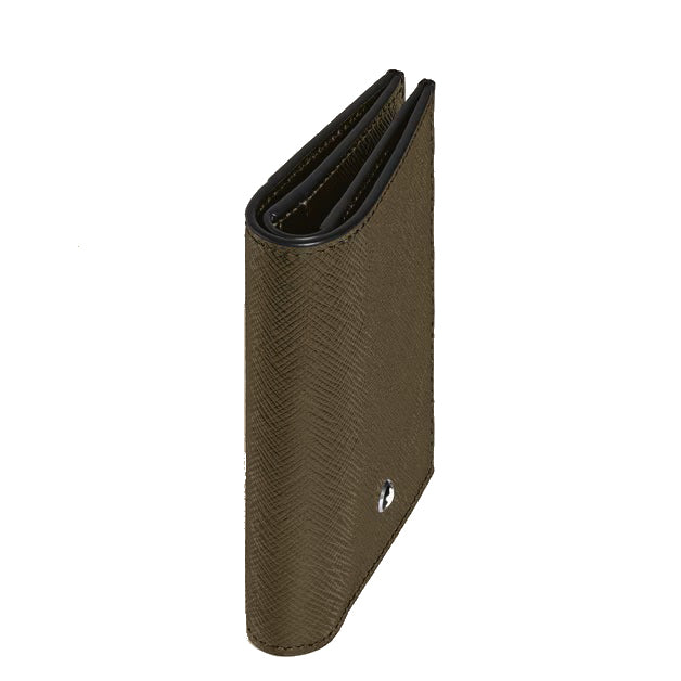 Montblanc Mini-Geldbörse 4 Taschen Sartorial Leder Khaki 221508