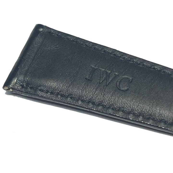 Correa de piel de aligátor estándar de IWC 22/16 para la hebilla del perno IWA00948 22/16