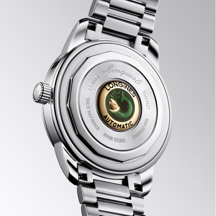 Longines orologio Heritage 40mm blu acciaio automatico L1.650.4.92.6