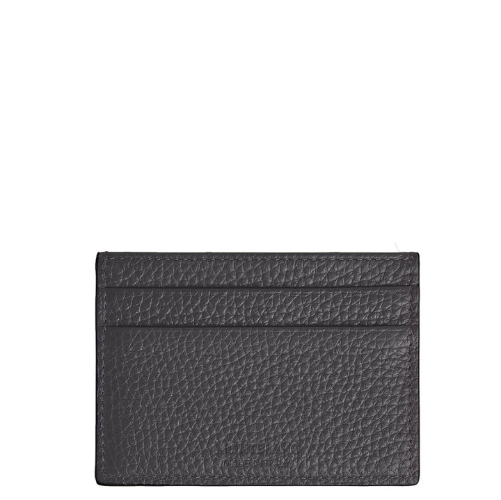 Montblanc portacarte 5 Tasche pelle grana forged iron 223031