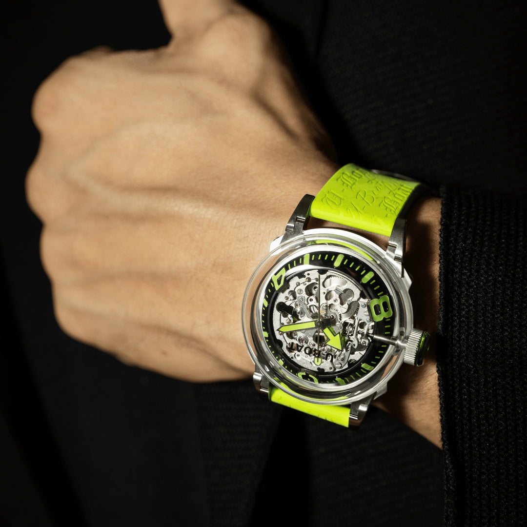 Reloj U-BOAT U-65 44mm verde automático acero 3344