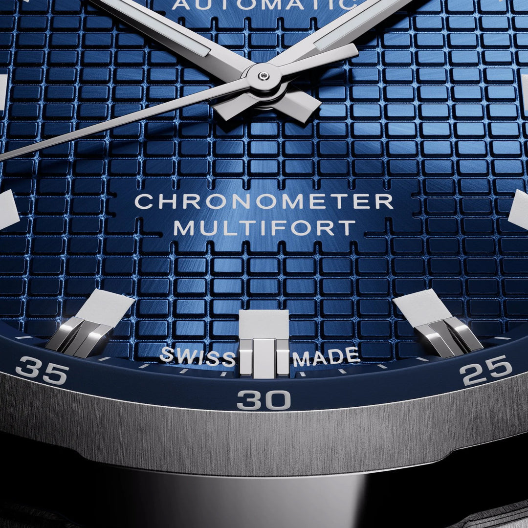 Reloj Mido Multifort TV Big Date Chronometer 40mm azul automático acero M049.567.11.041.00
