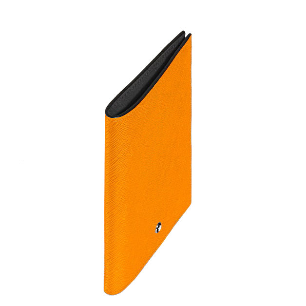 Montblanc porta passaporto pelle Sartorial zafferano 221466