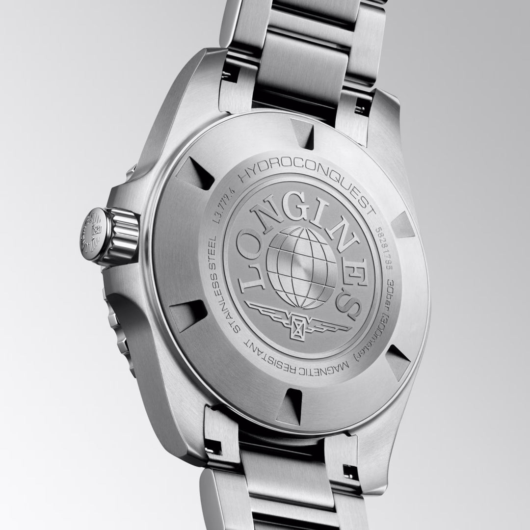 Reloj Longines Hydroconquest 39mm automático de acero negro L3.779.4.56.6