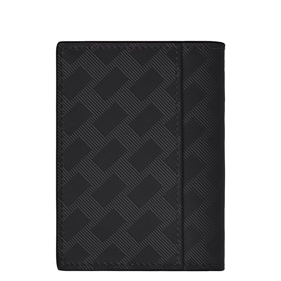 Montblanc Kartenhalter 4 Taschen Extreme Leder Schwarz/Bauxit 223167