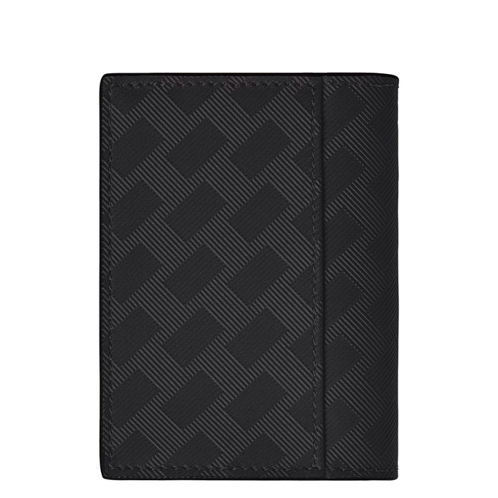 Montblanc Kartenhalter 4 Taschen Extreme Leder Schwarz/Bauxit 223167