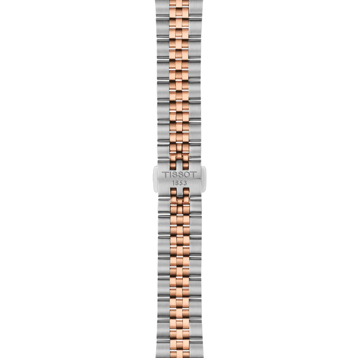 Tissot Ballade Watch 34 mm de cuarzo azul PVD PVD acabados Pink Gold T156.210.22.041.00