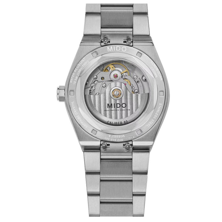Montre Mido Multifort 8 One Crown turquoise 40mm automatique acier M055.507.11.041.00
