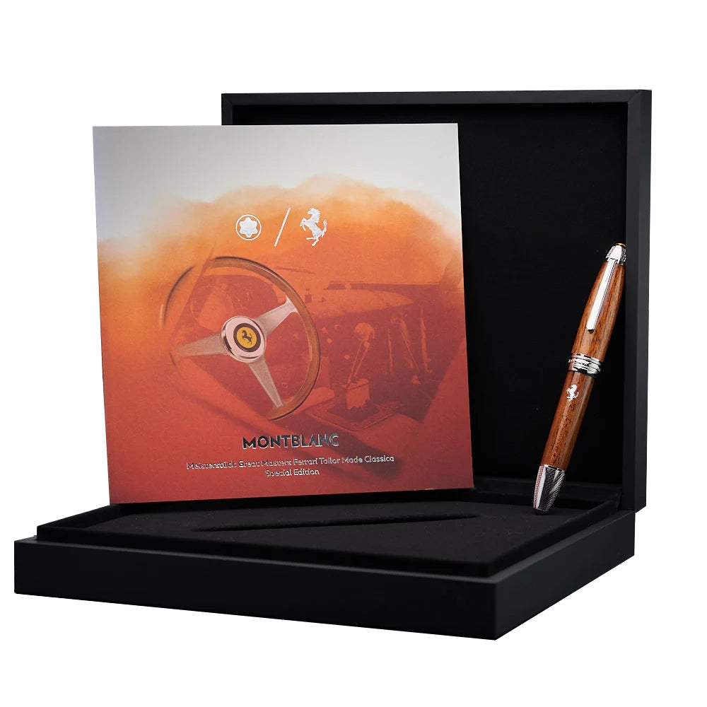 Stylo plume Montblanc Meisterstück Grands Maîtres Ferrari Tailor Made Classica Special Edition pointe M 131318