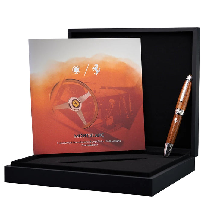 Stylo plume Montblanc Meisterstück Grands Maîtres Ferrari Tailor Made Classica Special Edition pointe M 131318