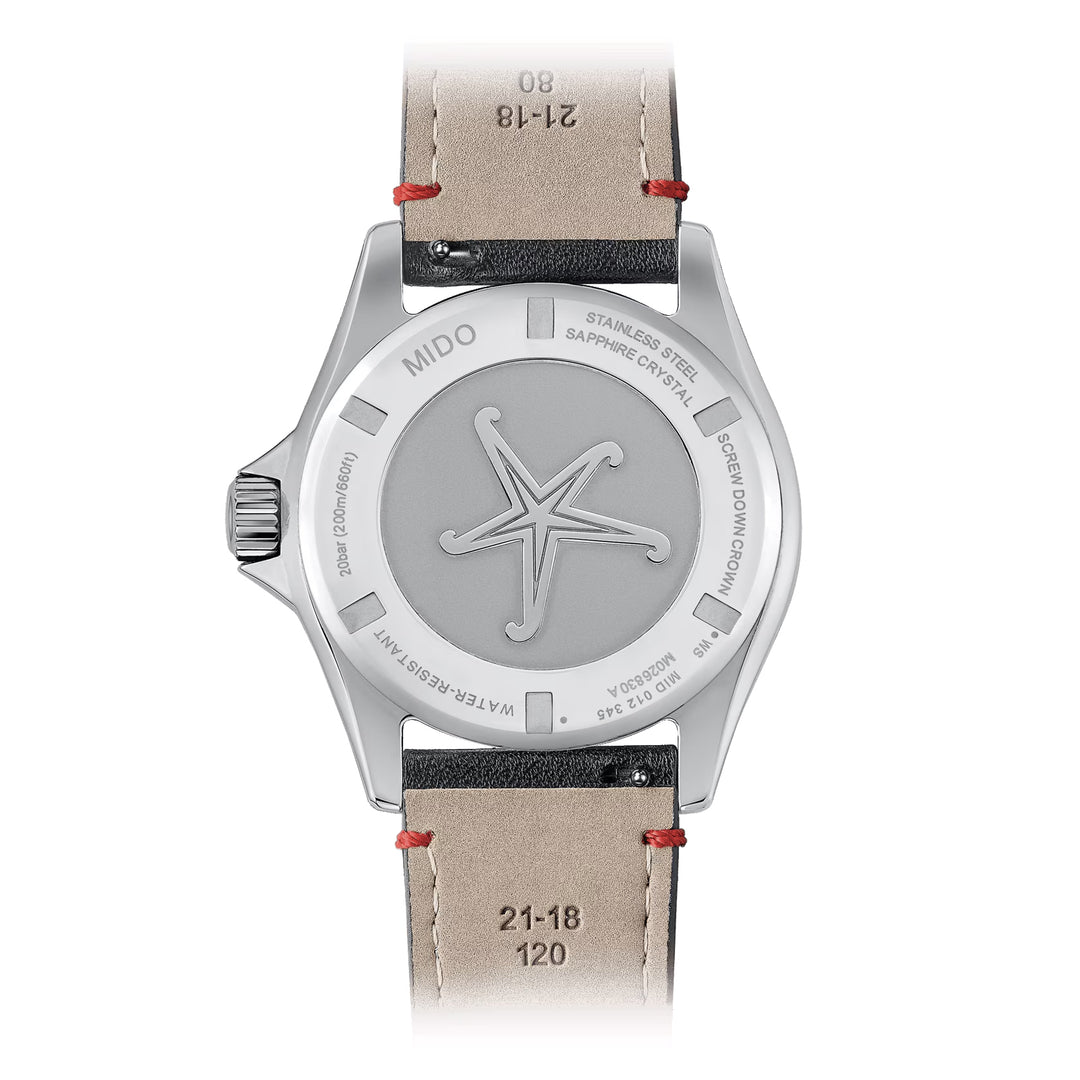 Mido Uhr Ocean Star Worldtimer 40mm Silber Automatik Stahl M026.830.16.030.00