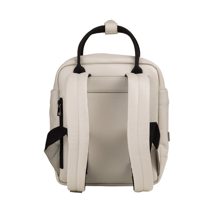 DUDU Sac à dos en cuir pour hommes et femmes - Sac à dos décontracté unisexe élégant et compact, 6,5 litres, avec poche avant et compartiment pour tablette, parfait pour le travail, les voyages et les loisirs