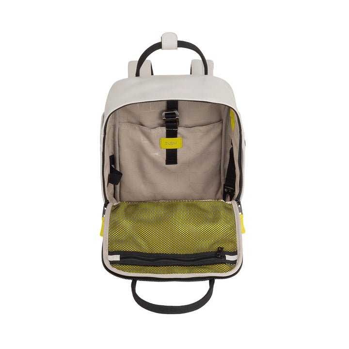 DUDU Sac à dos en cuir pour hommes et femmes - Sac à dos décontracté unisexe élégant et compact, 6,5 litres, avec poche avant et compartiment pour tablette, parfait pour le travail, les voyages et les loisirs