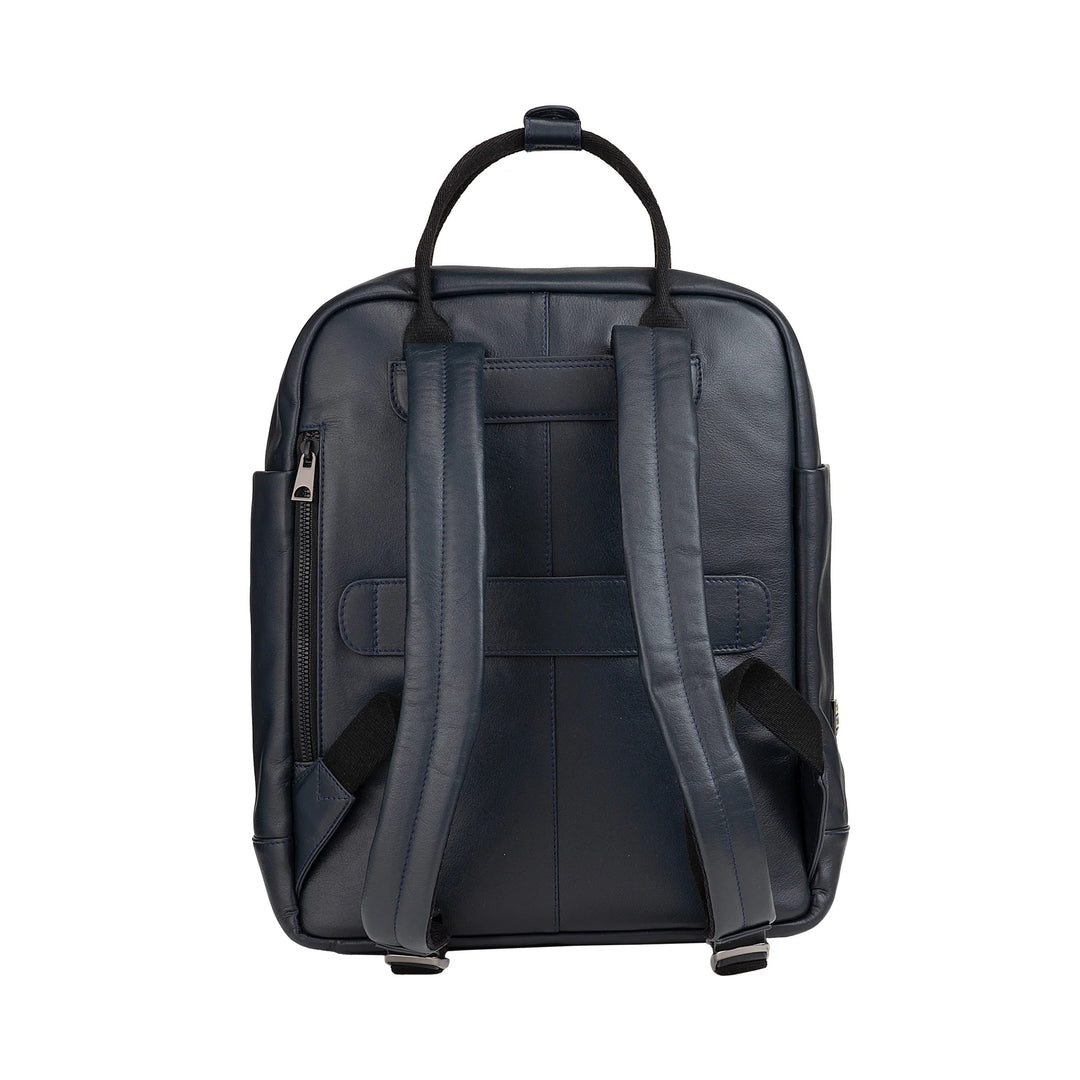 DUDU Zaino in Pelle Uomo Donna – Zaino Casual Unisex Elegante e Capiente, 19 Litri, con Tasca Frontale e Scomparto Tablet, Perfetto per Lavoro, Viaggio e Tempo Libero