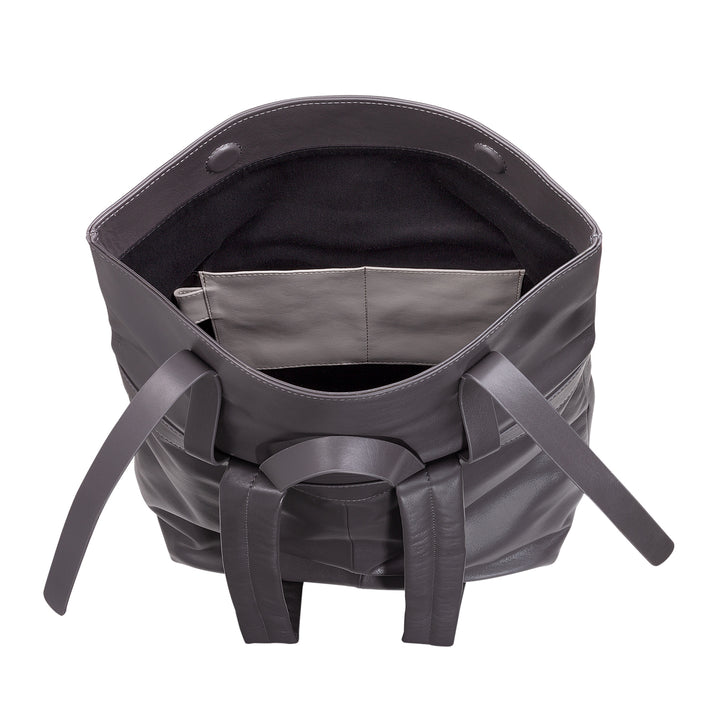 DUDU Bunter Lederrucksack für Männer und Frauen, großer weicher Rucksack, 14 l, viele Taschen, lässiges Sportdesign