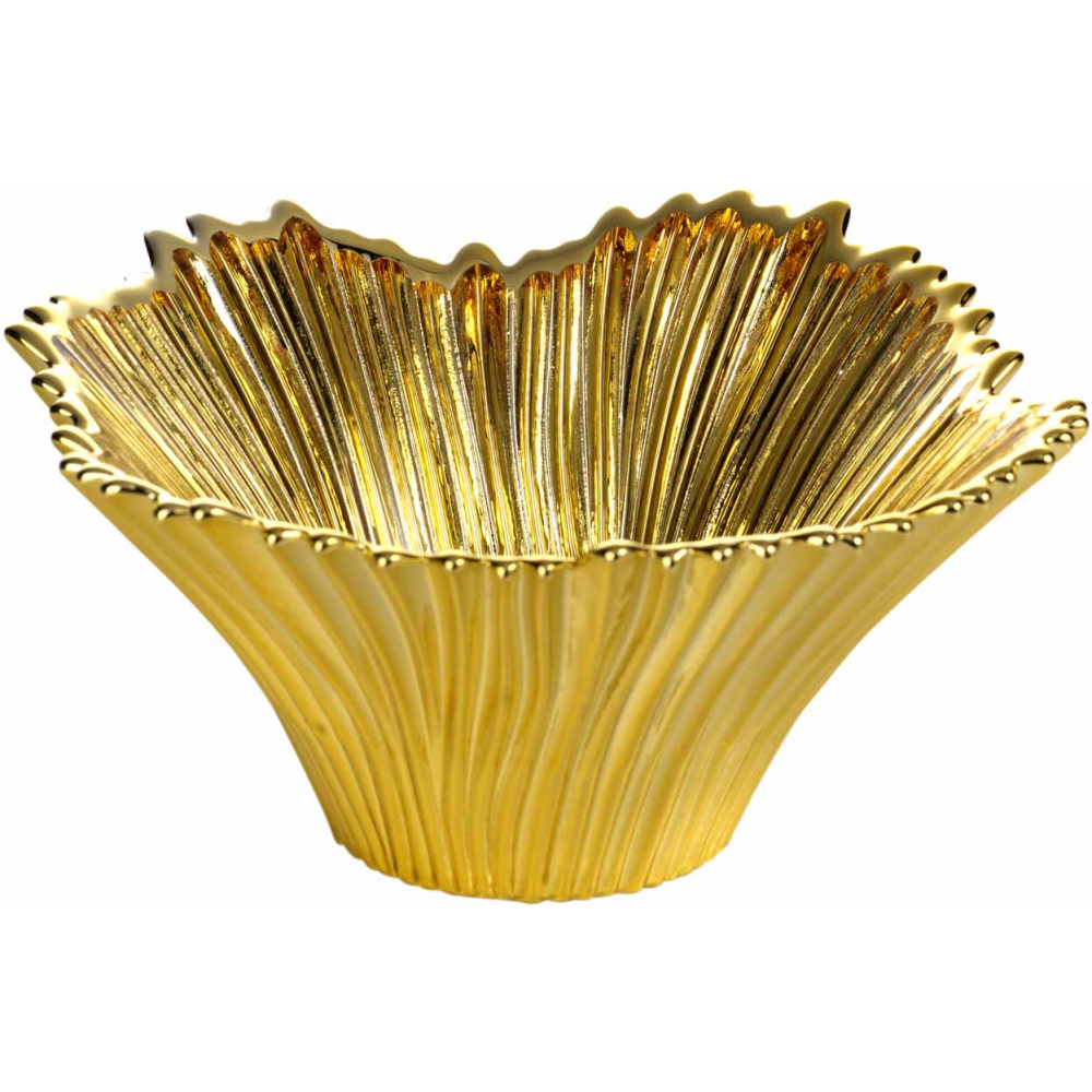 Copa de cristal de Argenesi Venecia Edición Oro 20cm H.11cm 1.850036
