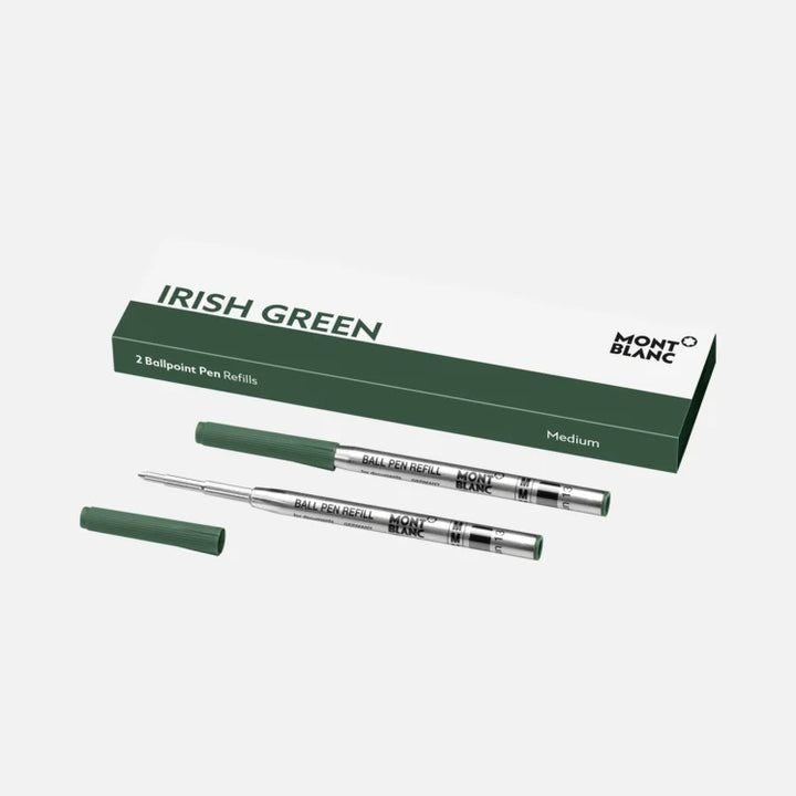 Montblanc 2 refill per penna a sfera (M) Irish Green (Verde) 128217