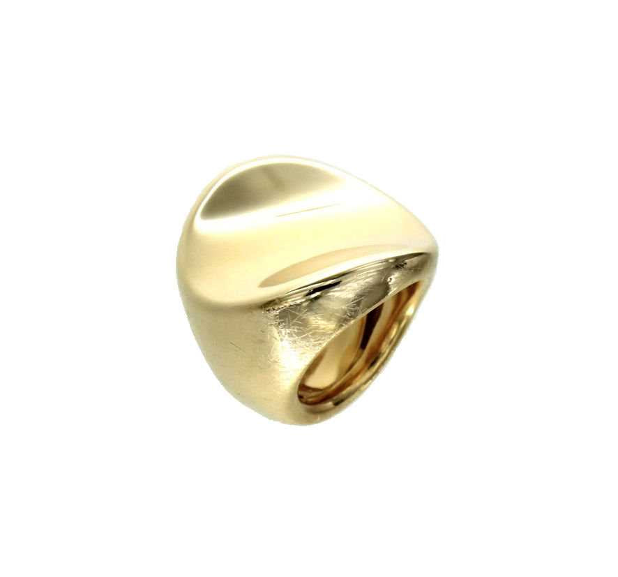 Pitti und Sisi Urban Ring Silber 925 PVD Finish Gelbgold A 8141g