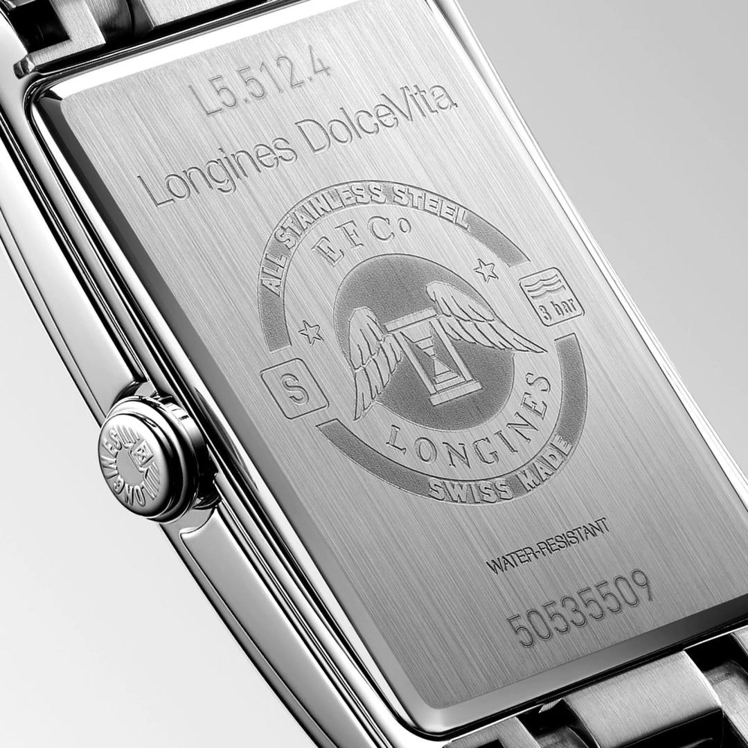 Longines Dolcevita Watch 23,3x37 mm Wit Quartz Steel L5.512.4.75.6