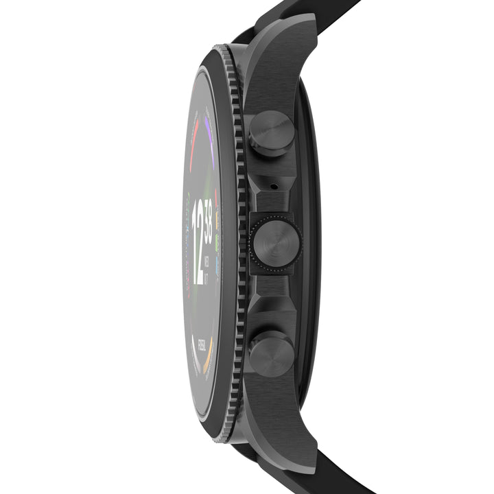 Fossil SmartWatch Gen 6 Watch met zwarte siliconenriem ftw4061