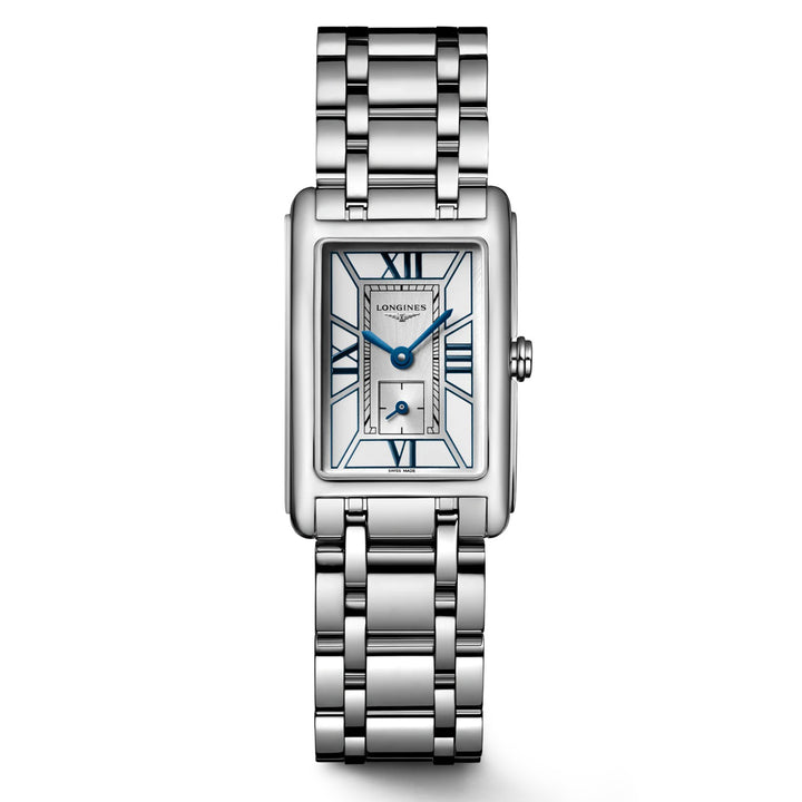 Reloj Longines DolceVita 20.8x32mm plata cuarzo acero L5.255.4.75.6