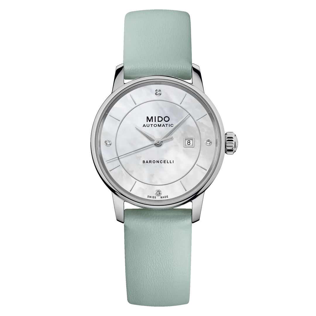 Reloj Mido Baroncelli Signature Lady Colors Special Edition 30mm automático madre perla acero M037.207.16.106.00