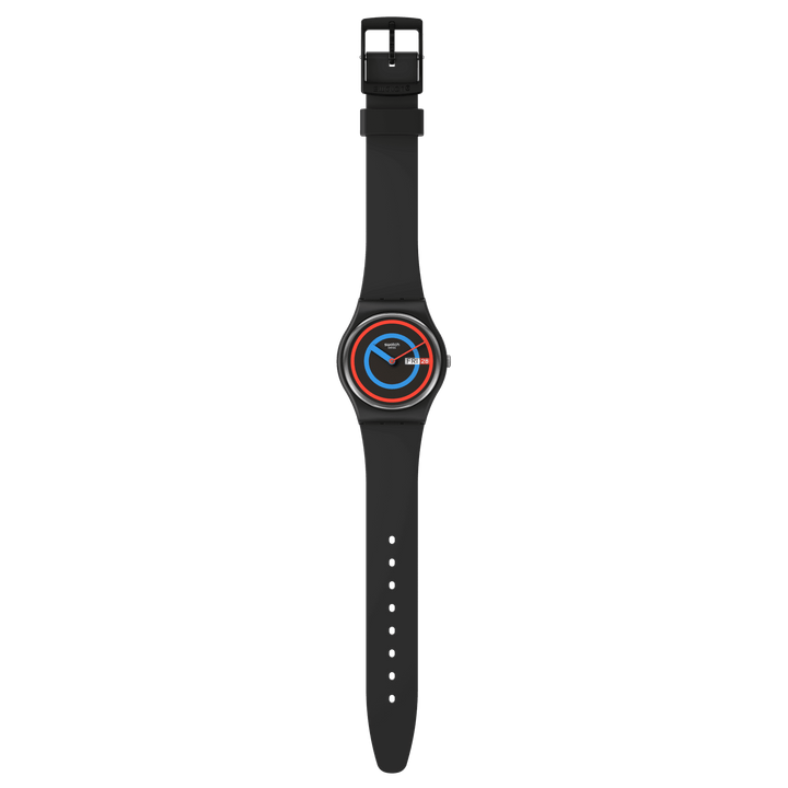 Reloj Swatch CIRCLING BLACK Originals Gent Biosourced 34mm SO28B706