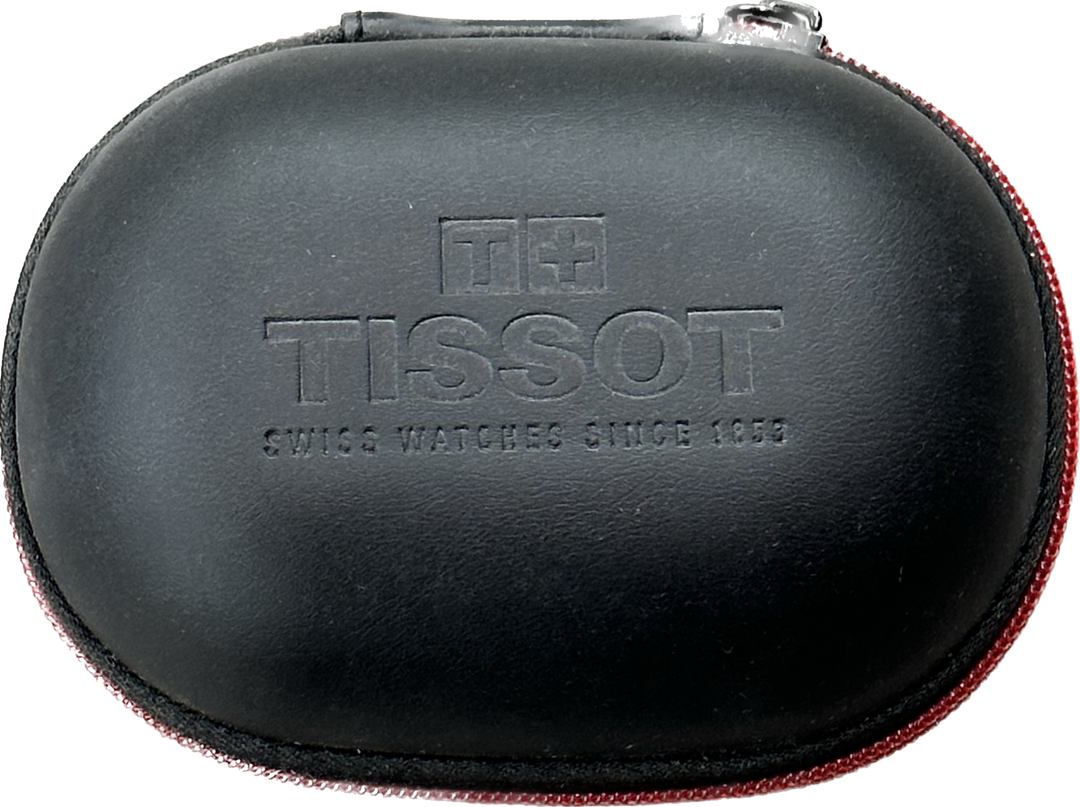 Tissot Travel Case met zwart lederen horloge TIS-01-box