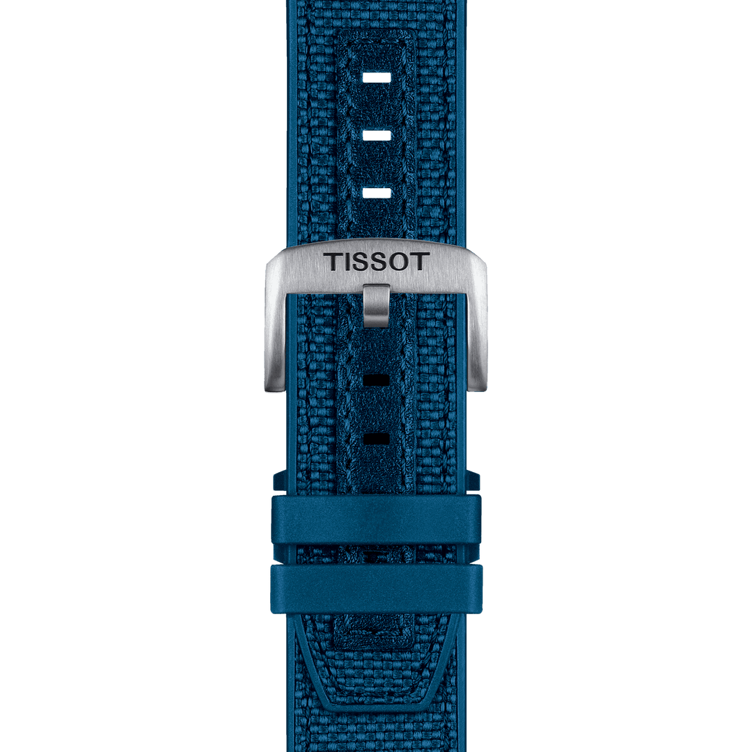 Tissot orologio smartwatch T-Touch Connect Solar blu T121.420.47.051.06