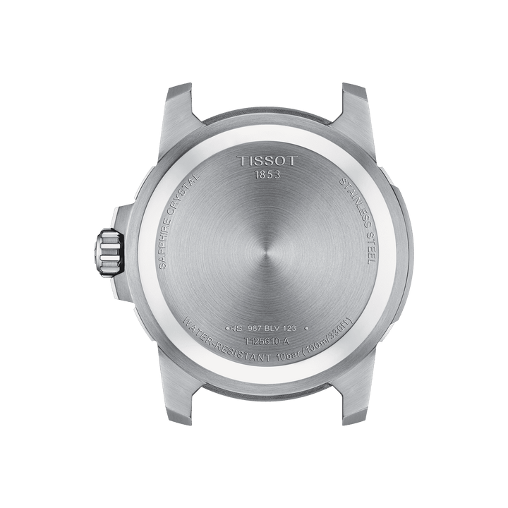 Reloj Tissot Supersport Gent 44mm gris acero cuarzo T125.610.17.081.00