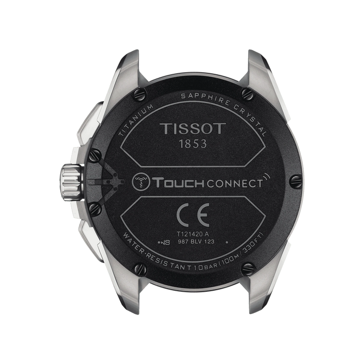 Tissot Touch Connect Solar 47,5 mm Zwart Titanium T121.420.47.051.07