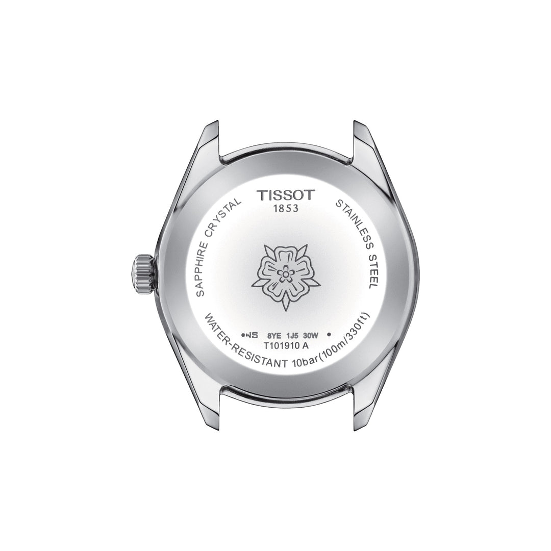 Tissot Watch PR 100 Lady Sport Chic 36mm Blue Quartz Steel T101.910.11.351.00 uur