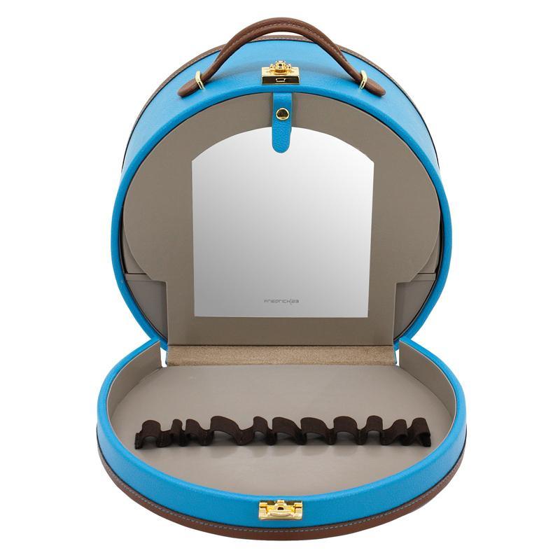 Boîte à bijoux Friedrich23 Ascot Bleu Azur 32030-5 - Capodagli 1937