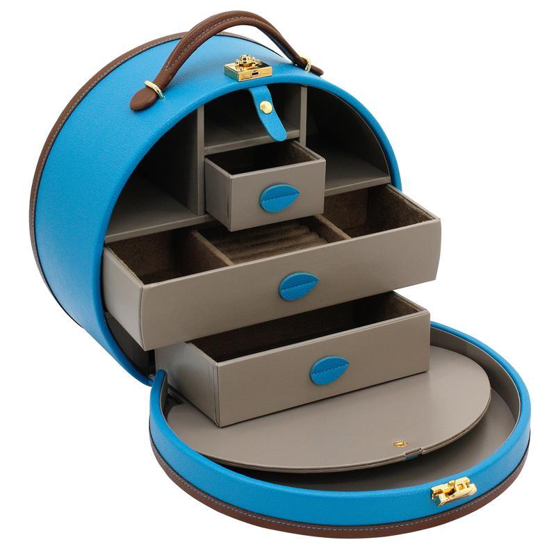 Boîte à bijoux Friedrich23 Ascot Bleu Azur 32030-5 - Capodagli 1937