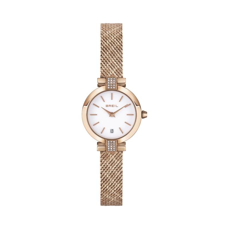 Breil orologio Soul 25mm bianco quarzo acciaio finitura IP rose gold TW1918 - Capodagli 1937