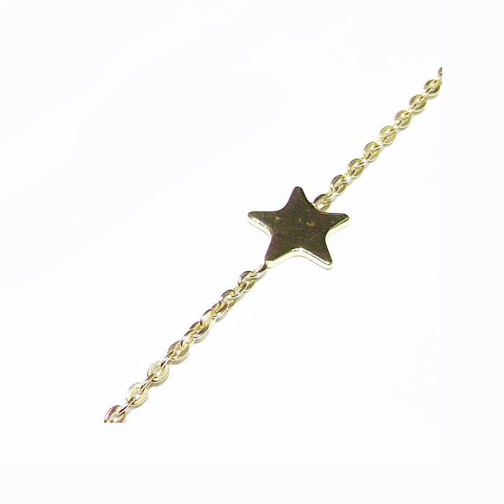 Capodagli bracciale 5 Stelle argento 925 finitura PVD oro giallo CPD-BRA-ARG-0004-G - Capodagli 1937