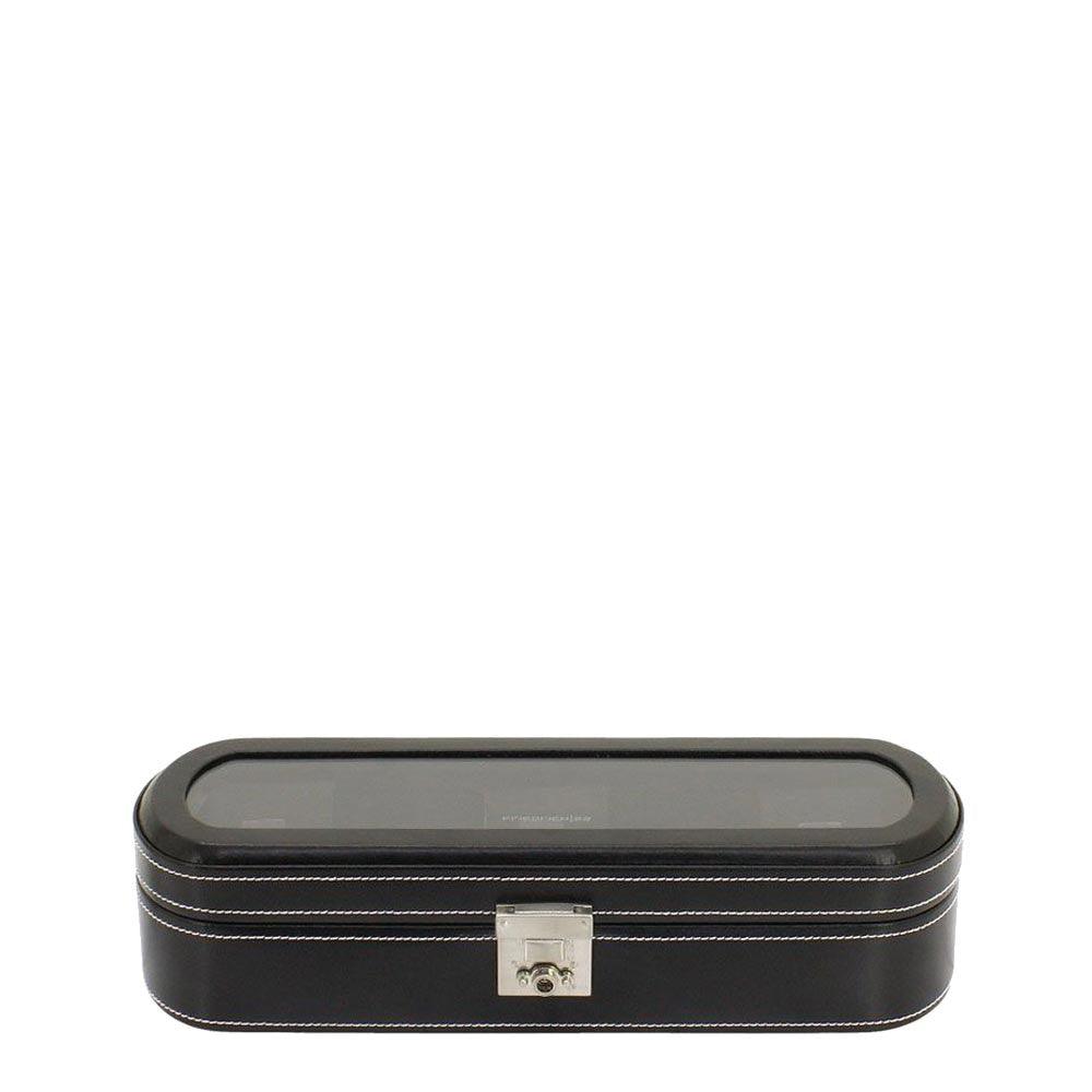 Friedrich23 5-seater oval watch box Black 26106-2 - Capodagli 1937