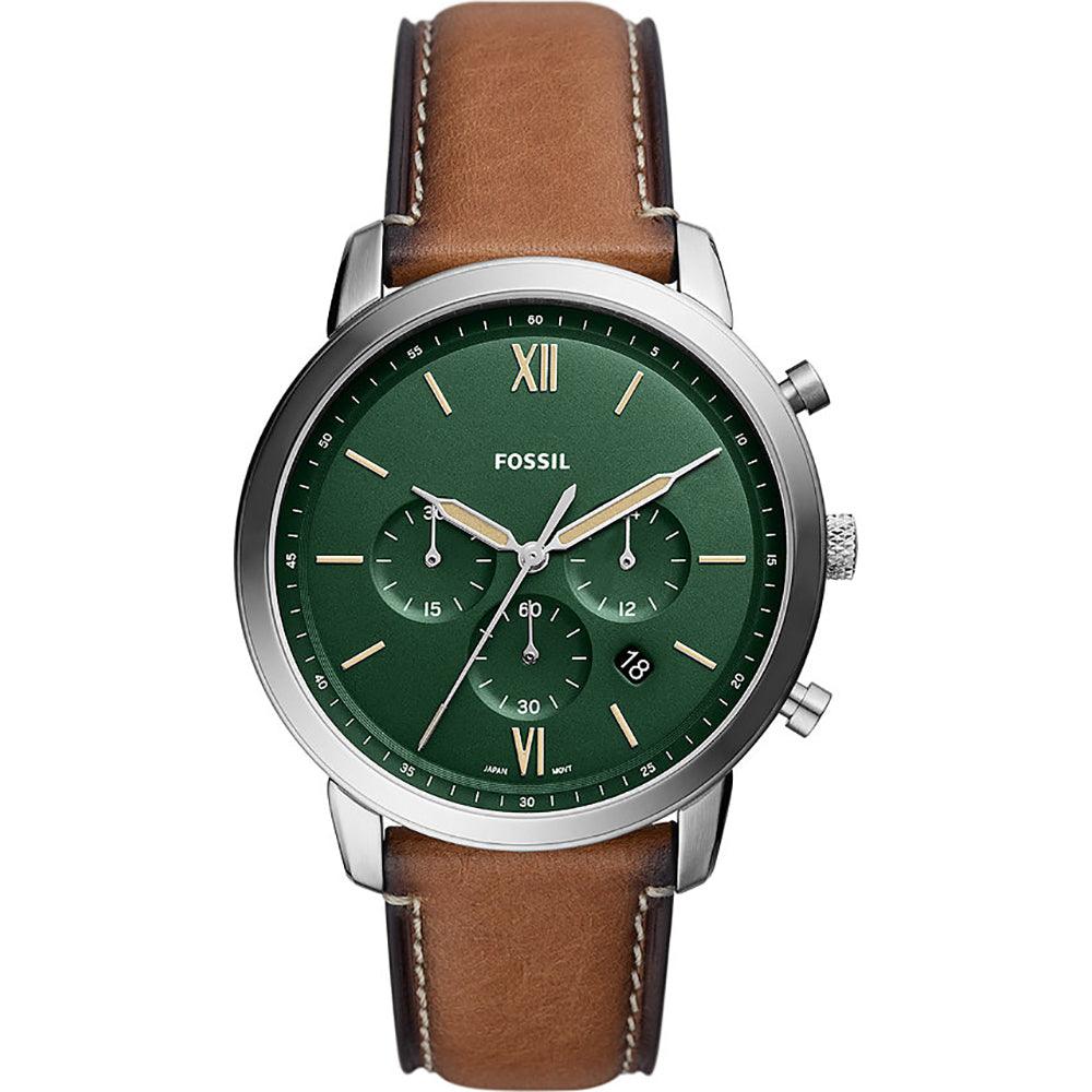 Fossil orologio Neutra Chrono 44mm verde quarzo acciaio FS5943 - Capodagli 1937