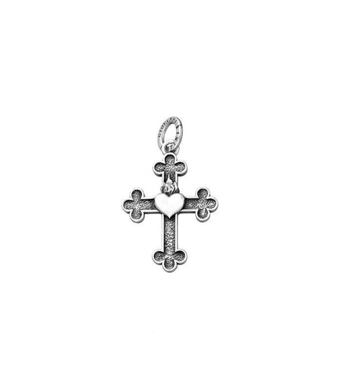 Giovanni Raspini charm ciondolo Croce Cuore Grande argento 925 11296 - Capodagli 1937