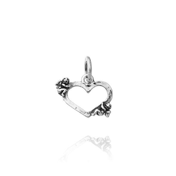 Giovanni Raspini charm Cuore Angeli argento 925 11089 - Gioielleria Capodagli