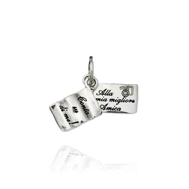 Giovanni Raspini charm Love Lettera Amica argento 925 10409 - Gioielleria Capodagli