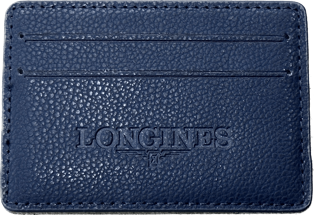 Tarjetero Longines 4 compartimentos piel napa azul LONG-01-CC - Capodagli 1937