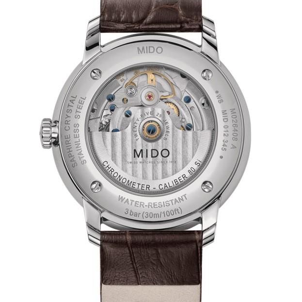 Mido orologio Baroncelli Chronometer Calibre 80 silicio automatico M027.408.16.061.00 - Gioielleria Capodagli