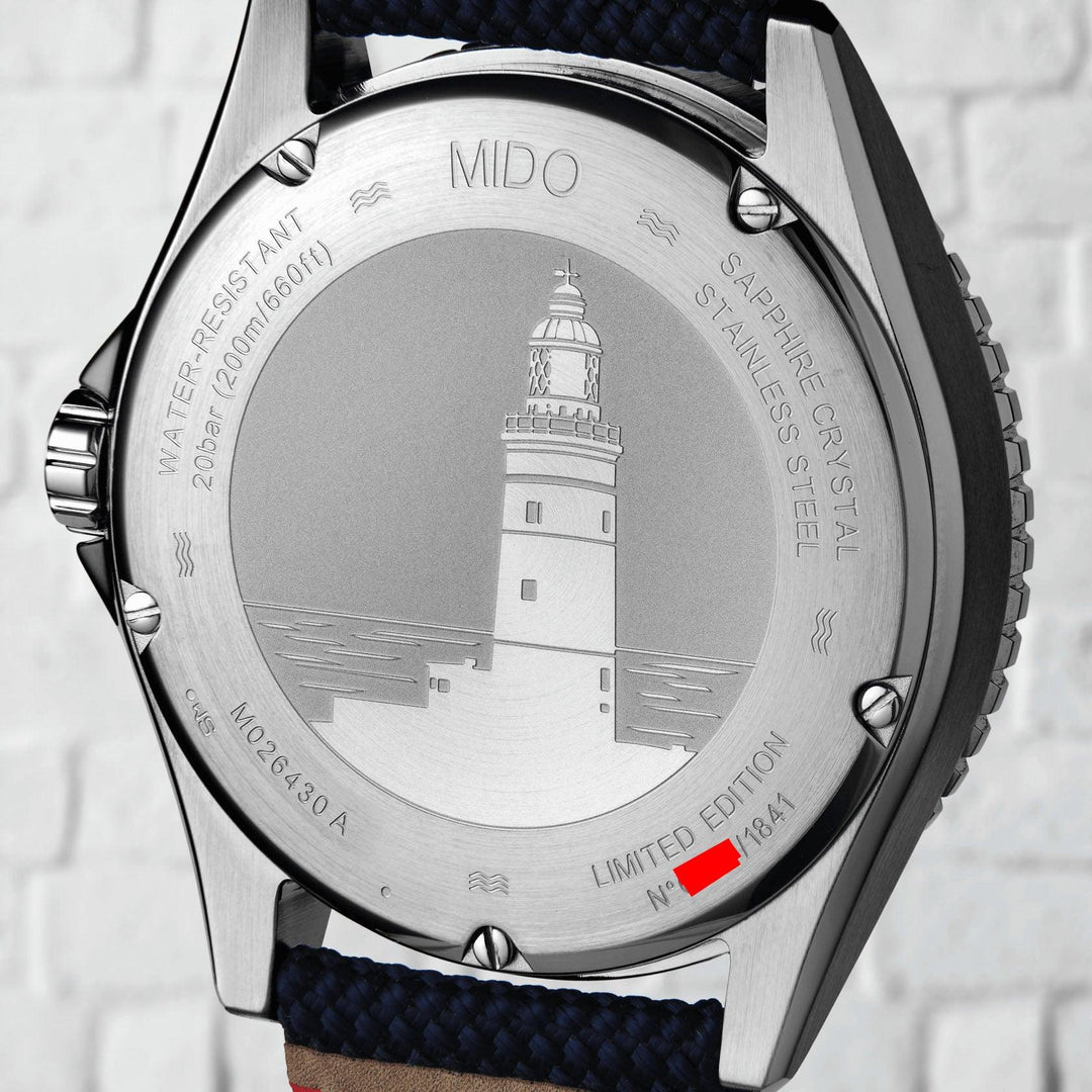 Mido orologio Ocean Star 20th anniversary inspired by architecture limited edition 1841 pezzi 42mm blu automatico acciaio M026.430.17.041.01 - Capodagli 1937