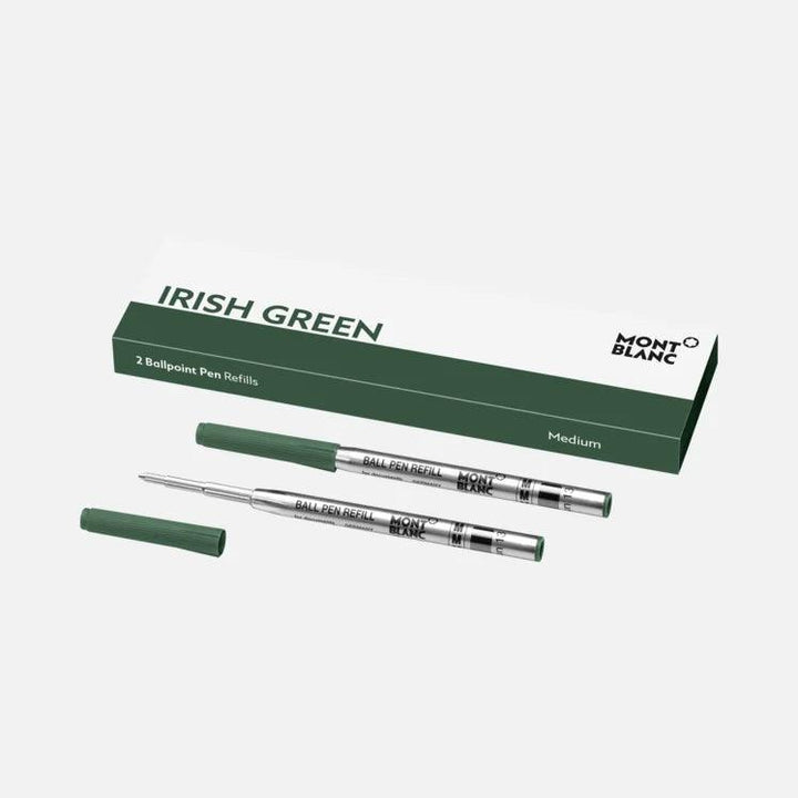Montblanc 2 recharges stylo bille (M) Irish Green 128217 - Capodagli 1937