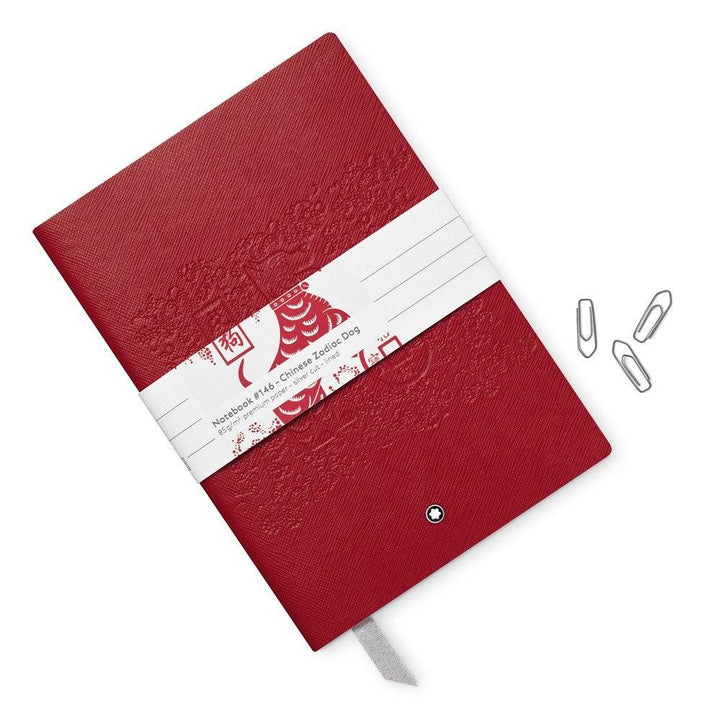 Montblanc blocco note notebook 146 a righe Leggenda dello Zodiaco Il Cane cancelleria di lusso 116248 - Gioielleria Capodagli